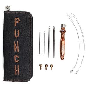 Knitpro Earthy punch needle set - Пънч комплект