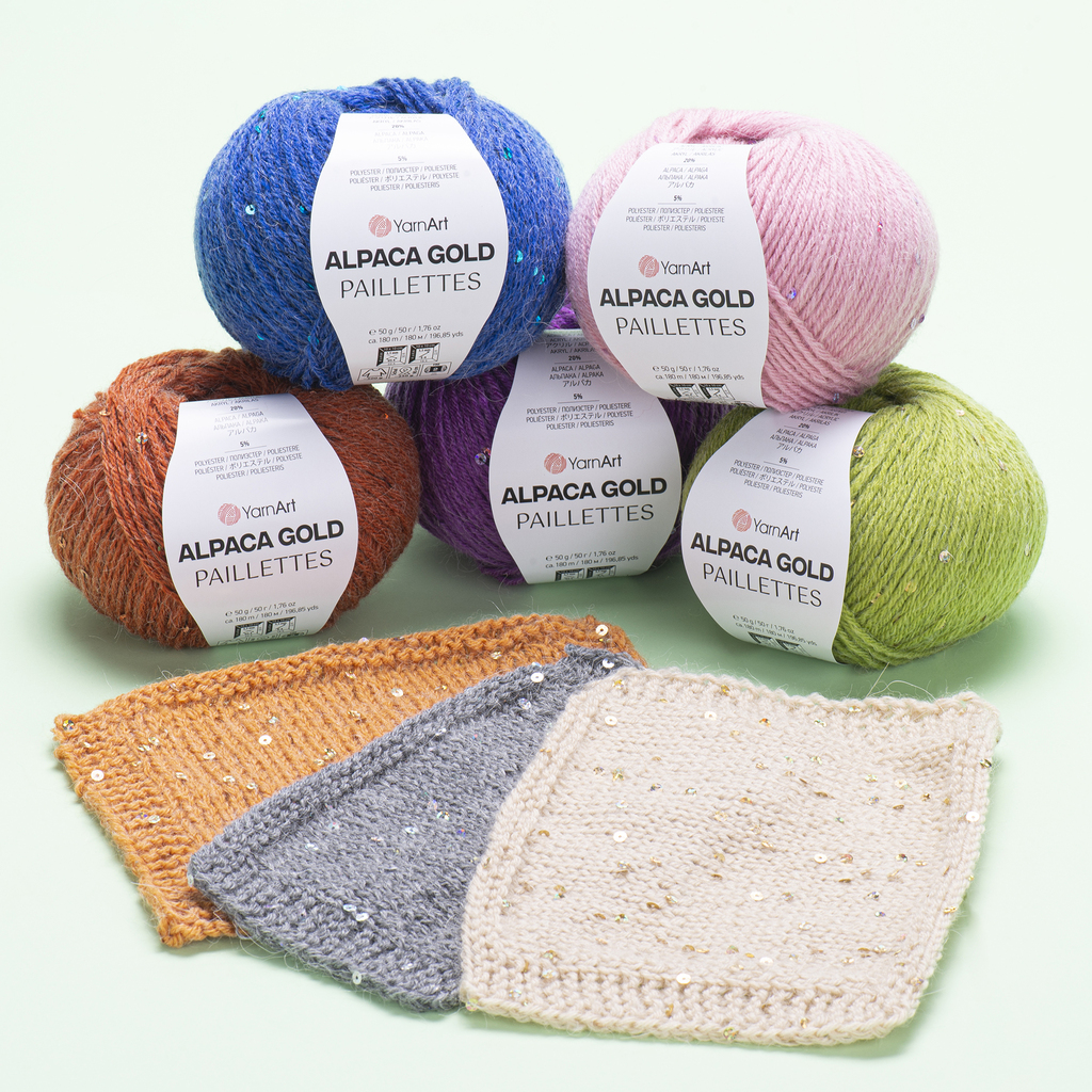 YarnArt Alpaca Gold Pailettes [3]