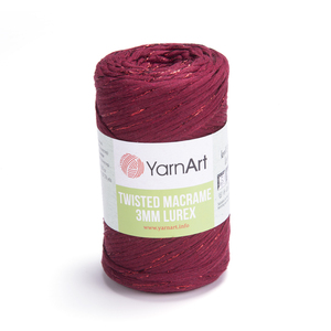 YarnArt Twisted Macrame 3 mm Lurex
